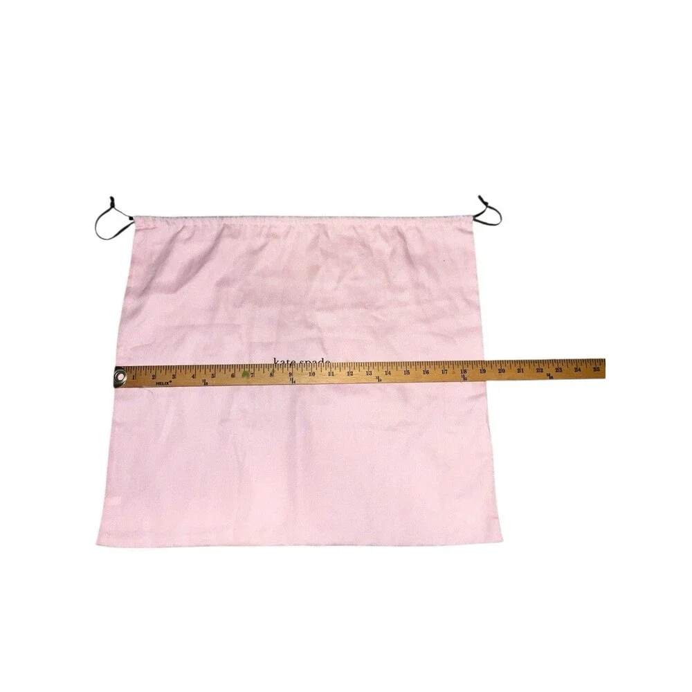 Kate Spade Lot Of 2 Large & Small Drawstring Dust Bag Size  Pink - Picture 3 of 7